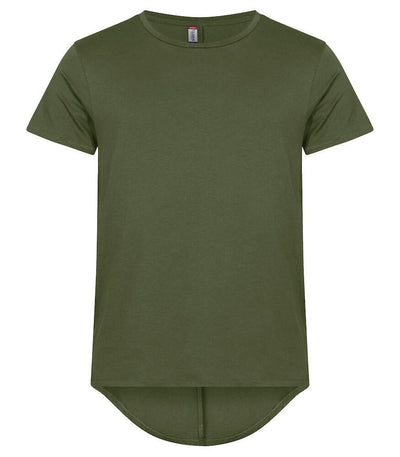 T-Shirt Brooklyn Verde Militare Maglietta Fondo Retro Lungo con Pinces Moda/Uomo/Abbigliamento/T-shirt polo e camicie/T-shirt Dresswork - Como, Commerciovirtuoso.it