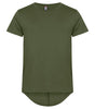 T-Shirt Brooklyn Verde Militare Maglietta Fondo Retro Lungo con Pinces Taglie Forti Moda/Uomo/Abbigliamento/T-shirt polo e camicie/T-shirt Dresswork - Como, Commerciovirtuoso.it