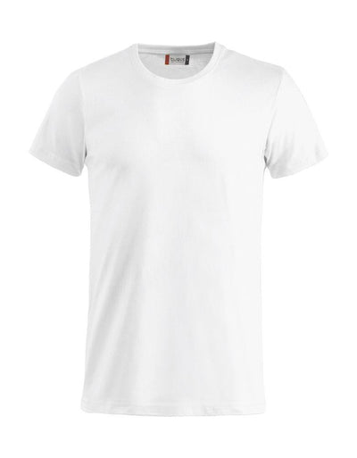 T-Shirt Clique Basic Bianco 145 gr Moda/Uomo/Abbigliamento/T-shirt polo e camicie/T-shirt Dresswork - Como, Commerciovirtuoso.it