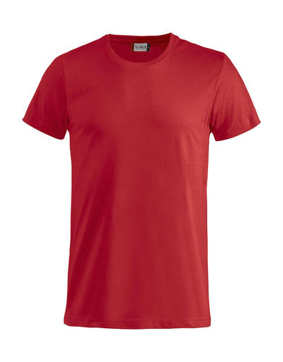 T-Shirt Clique Basic Rosso 145 gr Moda/Uomo/Abbigliamento/T-shirt polo e camicie/T-shirt Dresswork - Como, Commerciovirtuoso.it