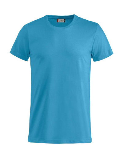 T-Shirt Clique Basic Turchese 145 gr Moda/Uomo/Abbigliamento/T-shirt polo e camicie/T-shirt Dresswork - Como, Commerciovirtuoso.it