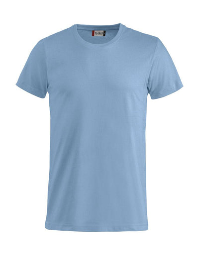 T-Shirt Clique Basic Azzurro 145 gr Moda/Uomo/Abbigliamento/T-shirt polo e camicie/T-shirt Dresswork - Como, Commerciovirtuoso.it