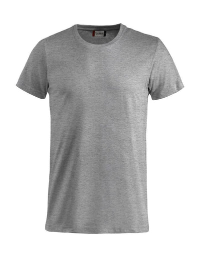 T-Shirt Clique Basic Grigio Melange 145 gr Moda/Uomo/Abbigliamento/T-shirt polo e camicie/T-shirt Dresswork - Como, Commerciovirtuoso.it