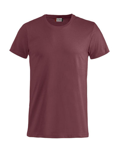 T-Shirt Clique Basic Bordeaux Taglie Forti 145 gr Moda/Uomo/Abbigliamento/T-shirt polo e camicie/T-shirt Dresswork - Como, Commerciovirtuoso.it