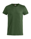 T-Shirt Clique Basic Verde Scuro Taglie Forti 145 gr Moda/Uomo/Abbigliamento/T-shirt polo e camicie/T-shirt Dresswork - Como, Commerciovirtuoso.it
