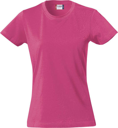 T-Shirt Donna Clique Basic Lampone 145 gr Moda/Uomo/Abbigliamento/T-shirt polo e camicie/T-shirt Dresswork - Como, Commerciovirtuoso.it