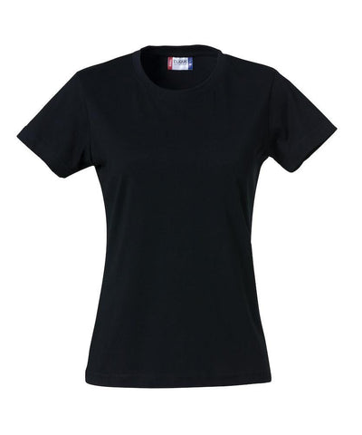 T-Shirt Donna Clique Basic Nero 145 gr Moda/Uomo/Abbigliamento/T-shirt polo e camicie/T-shirt Dresswork - Como, Commerciovirtuoso.it