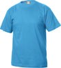 T-Shirt Clique Basic Turchese Azzurro Bambino 145 gr Moda/Bambini e ragazzi/Abbigliamento/T-shirt polo e camicie/T-shirt Dresswork - Como, Commerciovirtuoso.it