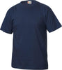 T-Shirt Clique Basic Blu Navy Bambino 145 gr Moda/Bambini e ragazzi/Abbigliamento/T-shirt polo e camicie/T-shirt Dresswork - Como, Commerciovirtuoso.it