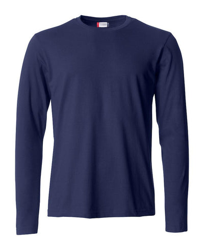 T-Shirt Clique Basic Manica Lunga Blu Navy 145 gr Moda/Uomo/Abbigliamento/T-shirt polo e camicie/T-shirt Dresswork - Como, Commerciovirtuoso.it