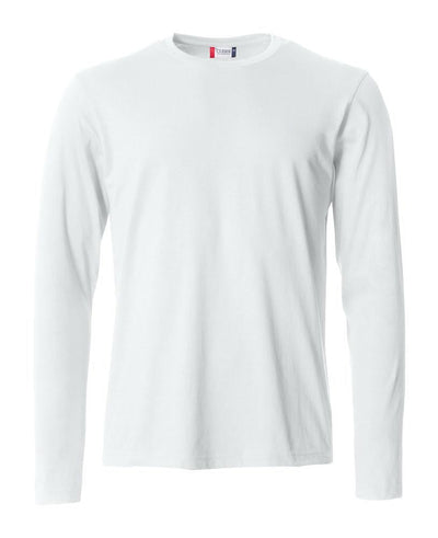 T-Shirt Clique Basic Manica Lunga Bianco 145 gr Taglie Forti Moda/Uomo/Abbigliamento/T-shirt polo e camicie/T-shirt Dresswork - Como, Commerciovirtuoso.it