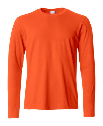 T-Shirt Clique Basic Manica Lunga Arancio 145 gr Taglie Forti Moda/Uomo/Abbigliamento/T-shirt polo e camicie/T-shirt Dresswork - Como, Commerciovirtuoso.it