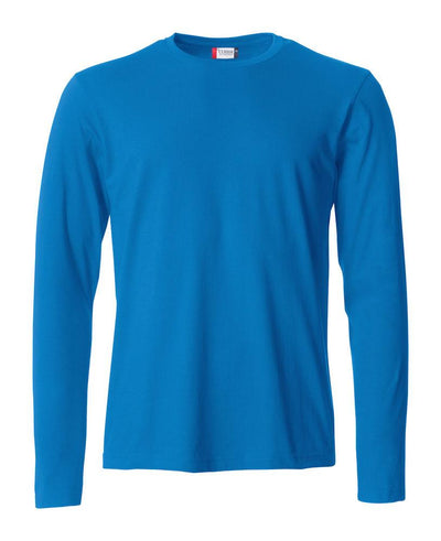 T-Shirt Clique Basic Manica Lunga Royal Azzurro 145 gr Taglie Forti Moda/Uomo/Abbigliamento/T-shirt polo e camicie/T-shirt Dresswork - Como, Commerciovirtuoso.it