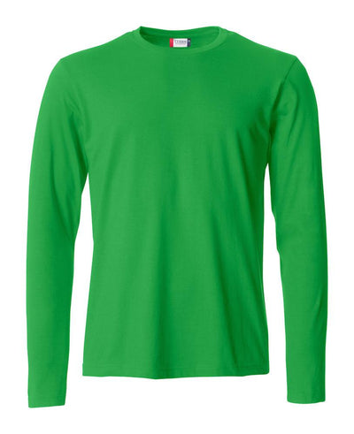 T-Shirt Clique Basic Manica Lunga Verde Acido 145 gr Taglie Forti Moda/Uomo/Abbigliamento/T-shirt polo e camicie/T-shirt Dresswork - Como, Commerciovirtuoso.it