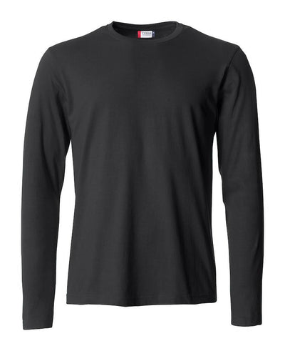 T-Shirt Clique Basic Manica Lunga Nero 145 gr Taglie Forti Moda/Uomo/Abbigliamento/T-shirt polo e camicie/Maglie a manica lunga Dresswork - Como, Commerciovirtuoso.it