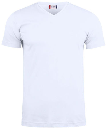 T-Shirt V Basic Bianco T-shirt Manica Corta Collo a V Taglie Forti Moda/Uomo/Abbigliamento/T-shirt polo e camicie/T-shirt Dresswork - Como, Commerciovirtuoso.it