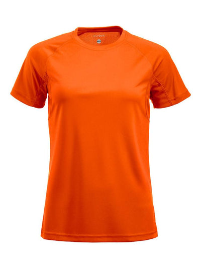 T-Shirt Active Arancio Fluo Maglietta Donna Tessuto Tecnico Asciugatura Rapida Moda/Donna/Abbigliamento/T-shirt top e bluse/T-shirt Dresswork - Como, Commerciovirtuoso.it