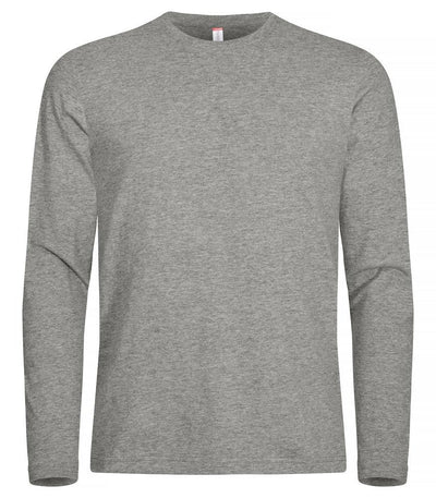 T-shirt Premium Grigio Melange Maglia Clique Manica Lunga Premium 180 gr Moda/Uomo/Abbigliamento/T-shirt polo e camicie/T-shirt Dresswork - Como, Commerciovirtuoso.it