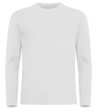 T-shirt Premium Bianco Maglia Clique Manica Lunga Premium 180 gr Taglie Forti Moda/Uomo/Abbigliamento/T-shirt polo e camicie/T-shirt Dresswork - Como, Commerciovirtuoso.it