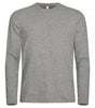 T-shirt Premium Grigio Melange Maglia Clique Manica Lunga Premium 180 gr Taglie Forti Moda/Uomo/Abbigliamento/T-shirt polo e camicie/T-shirt Dresswork - Como, Commerciovirtuoso.it