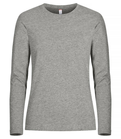 T-shirt Premium Grigio Melange Maglia Donna Clique Manica Lunga Premium 180 gr Moda/Uomo/Abbigliamento/T-shirt polo e camicie/T-shirt Dresswork - Como, Commerciovirtuoso.it