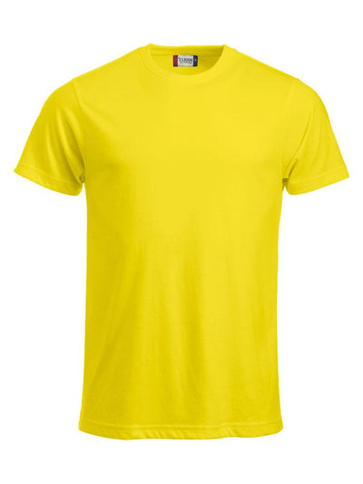 T-Shirt Clique Classic Giallo 160 gr Moda/Uomo/Abbigliamento/T-shirt polo e camicie/T-shirt Dresswork - Como, Commerciovirtuoso.it
