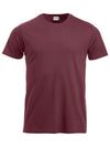 T-Shirt Clique Classic Bordeaux 160 gr Taglie Forti Moda/Uomo/Abbigliamento/T-shirt polo e camicie/T-shirt Dresswork - Como, Commerciovirtuoso.it