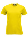 T-Shirt Clique Classic Giallo 160 gr Donna Moda/Uomo/Abbigliamento/T-shirt polo e camicie/T-shirt Dresswork - Como, Commerciovirtuoso.it