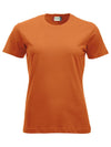 T-Shirt Clique Classic Arancio 160 gr Donna Moda/Uomo/Abbigliamento/T-shirt polo e camicie/T-shirt Dresswork - Como, Commerciovirtuoso.it
