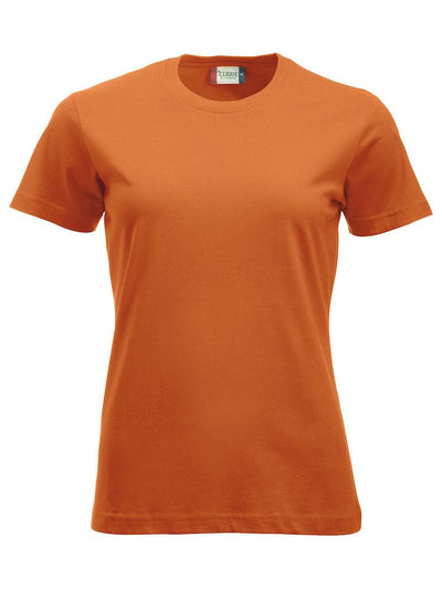 T-Shirt Clique Classic Arancio 160 gr Donna Moda/Uomo/Abbigliamento/T-shirt polo e camicie/T-shirt Dresswork - Como, Commerciovirtuoso.it