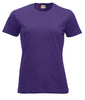 T-Shirt Clique Classic Viola 160 gr Donna Moda/Uomo/Abbigliamento/T-shirt polo e camicie/T-shirt Dresswork - Como, Commerciovirtuoso.it