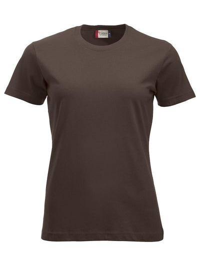 T-Shirt Clique Classic Marrone Moka 160 gr Donna Moda/Uomo/Abbigliamento/T-shirt polo e camicie/T-shirt Dresswork - Como, Commerciovirtuoso.it