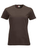 T-Shirt Clique Classic Marrone Moka 160 gr Donna Moda/Uomo/Abbigliamento/T-shirt polo e camicie/T-shirt Dresswork - Como, Commerciovirtuoso.it