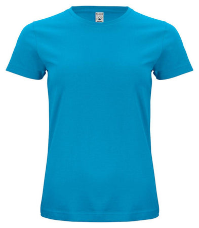 Classic Organic-T Turchese Azzurro T-Shirt Donna Cotone Biologico Ecosostenibile Moda/Donna/Abbigliamento/T-shirt top e bluse/T-shirt Dresswork - Como, Commerciovirtuoso.it