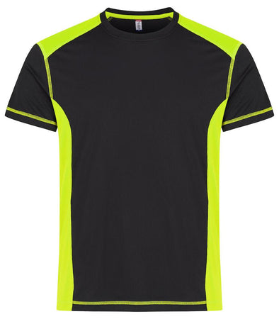 T-Shirt Ambition Nero Giallo Maglietta Bicolore Ecosostenibile Moda/Uomo/Abbigliamento/T-shirt polo e camicie/T-shirt Dresswork - Como, Commerciovirtuoso.it