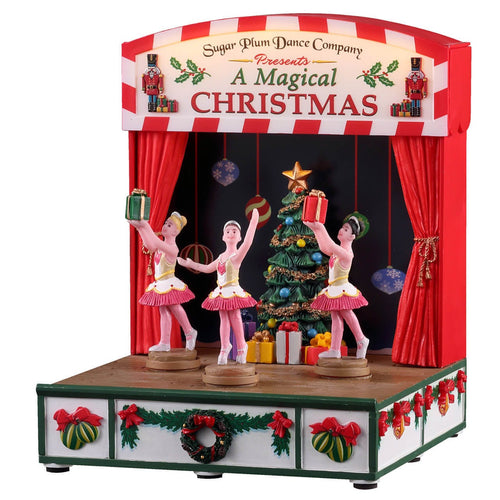 Compagnia di Danza Sugar Plum, scena per villaggio di Natale in poliresina Casa e cucina/Decorazioni per interni/Addobbi e decorazioni per ricorrenze/Decorazioni natalizie/Oggettistica MagiediNatale.it - Altamura, Commerciovirtuoso.it