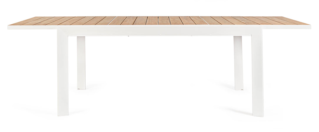 Tavolo Allungabile "al Delmar" in Alluminio Verniciato E Legno Di Acacia Da Esterno per Giardino E Veranda 160/240 Cm Giardino e giardinaggio/Arredamento da giardino e accessori/Tavoli e tavolini/Tavoli standard Decor Space - Altamura, Commerciovirtuoso.it