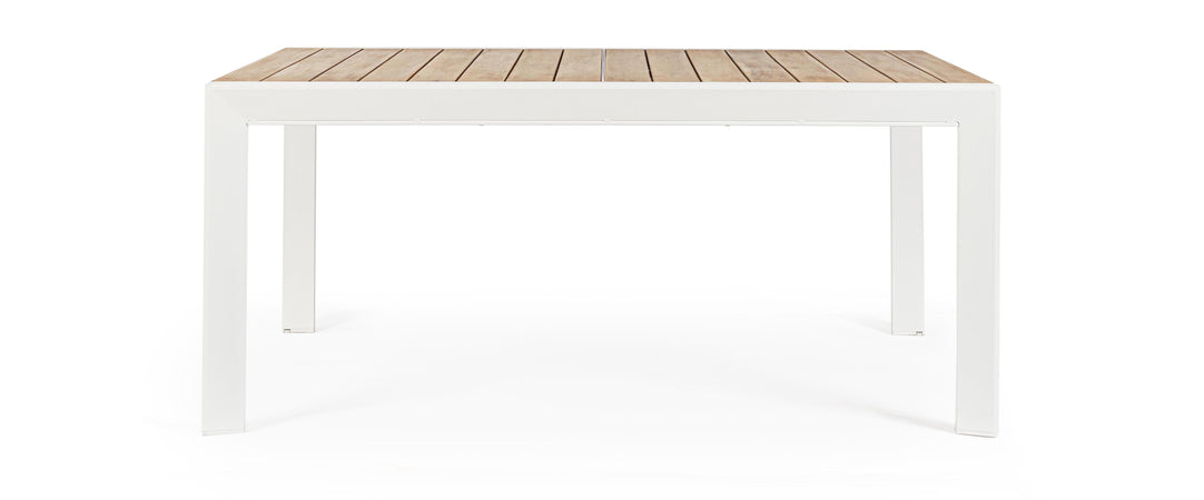 Tavolo Allungabile "al Delmar" in Alluminio Verniciato E Legno Di Acacia Da Esterno per Giardino E Veranda 160/240 Cm Giardino e giardinaggio/Arredamento da giardino e accessori/Tavoli e tavolini/Tavoli standard Decor Space - Altamura, Commerciovirtuoso.it