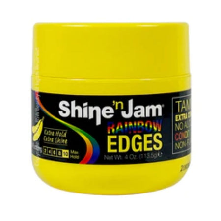 Shine 'n Jam Rainbow Edges Banana Pudding Gel Idratante per Capelli Afro 113,5 G Bellezza/Cura dei capelli/Prodotti per styling capelli/Gel Agbon - Martinsicuro, Commerciovirtuoso.it