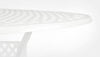 Tavolo ovale Ivrea in alluminio da esterno per giardino e veranda 200 x 152 cm Giardino e giardinaggio/Arredamento da giardino e accessori/Tavoli e tavolini/Tavoli standard Decor Space - Altamura, Commerciovirtuoso.it