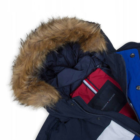 Tommy Hilfiger Piumino Eco Uomo Giacca Giubbotto Impermeabile con Cappuccio Men's Quilted Arctic Cloth Snorkel Bomber Jacket Impermeabile Zip e Tasche Moda/Uomo/Abbigliamento/Giacche e cappotti/Giacche impermeabili Euforia - Bronte, Commerciovirtuoso.it