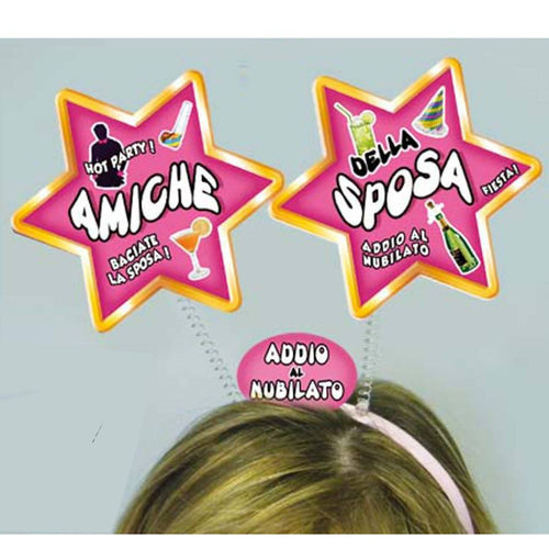 Cerchietto con Antenne Amiche Della Sposa festa Addio Al Nubilato Party Salute e cura della persona/Erotismo e contraccezione/Sex toys/Gadget per addio al nubilato e al celibato Kondorama - Martinsicuro, Commerciovirtuoso.it