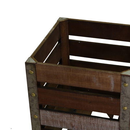 Portavaso legno belfort quadro 30,5 x 30,5 h 81 cm Vacchetti