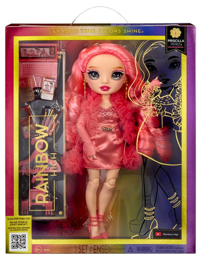 Rainbow High Series 5 Fashion Doll- Priscilla Perez (Pink) Mgae Enternaiment, Inc (Lol & Na Na Na)