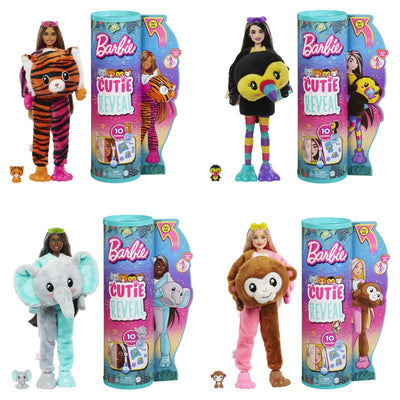 Barbie Cutie Reveal ass.to serie Giungla Mattel