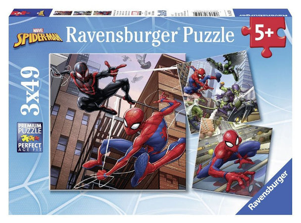 Puzzle 3x49 pz Spiderman