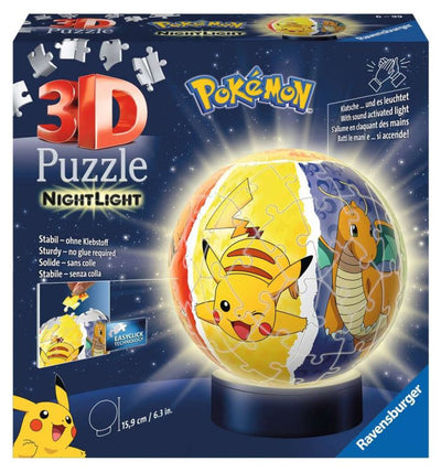 3D PUZZLE Nightlamp Pokemon Ravensburger