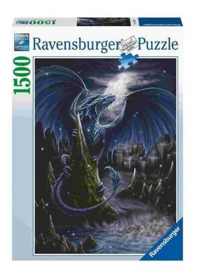 Puzzle 1500 pz L'oscuro drago blu