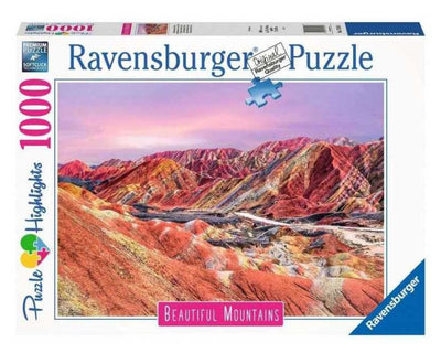 Puzzle 1000 pz Montagne Arcobaleno, Cina