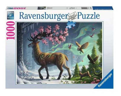 Puzzle 1000 pz Cervo in primavera Ravensburger